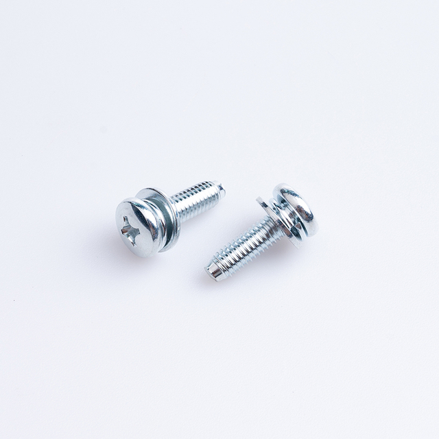 Custom M6 Round Head Phillips Combination Sems Screw with Washer