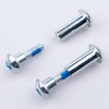 1/4 Carbon Steel Zinc Plated Button Head Threaded Metal Chicago Screw Binding Screw Post Male And Female Screw