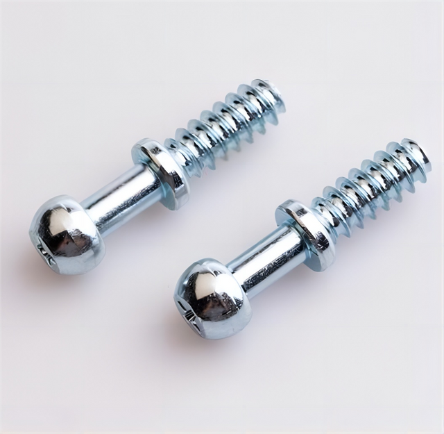 Custom 14#x17mm Carbon Steel Phillips Self Tapping Zinc Plated Gas Spring Strut Ball Bolt Stud with ISO Standard