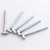 Custom 1/4*75mm Inch Carbon Steel Galvanized Twisted Neck T Head Bolt Hammer Head T Bolt Hammer Head Screws